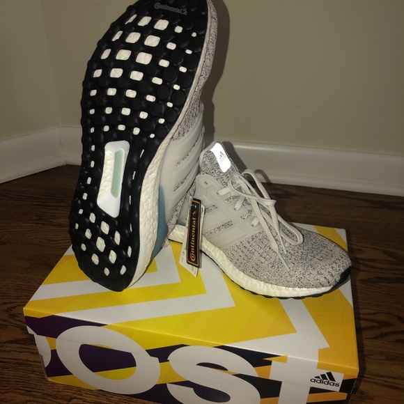 Adidas size 11 grey/blue ultraboosts - Picture 4 of 5